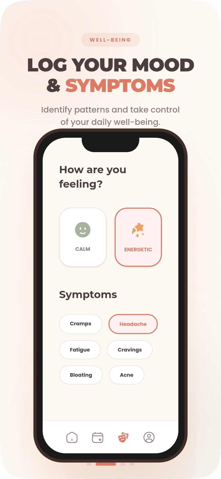 Mood and symptom logging